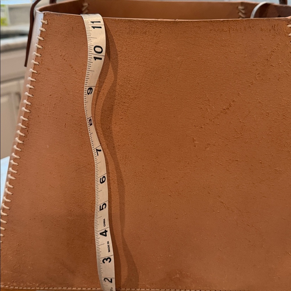 Suede and Leather Tote - Picture 9 of 9
